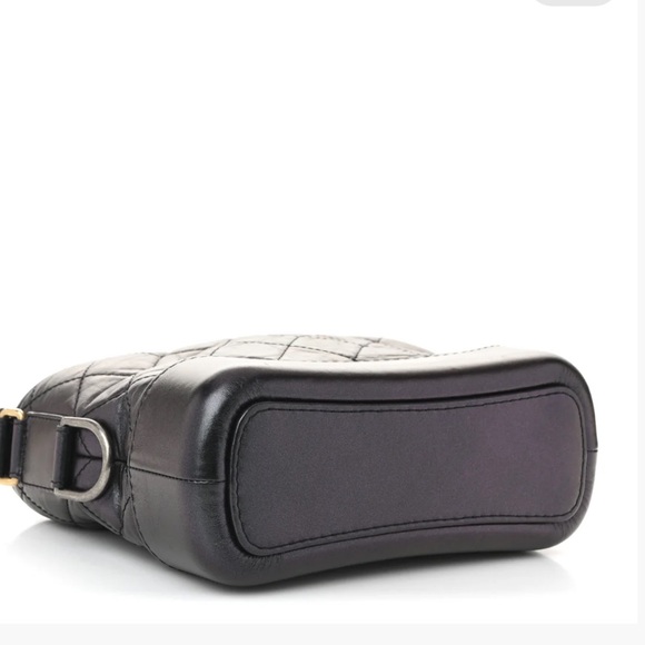 CHANEL Iridescent Aged Calfskin Quilted Small Gabrielle Black from Fashionphile - Picture 2 of 5